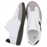 Wit-grijze lage sneaker Kanika_