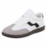 Wit-grijze lage sneaker Kanika_