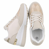 Beige hoge sneaker Barbura_