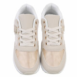 Beige hoge sneaker Barbura_