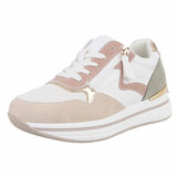 Rose lage mixed sneaker Jenny_