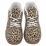  Lage sneaker Joelle met luipaardprint_