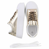 Wit-gouden lage sneaker Joyce_