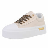 Wit-beige lage sneaker Joyce_