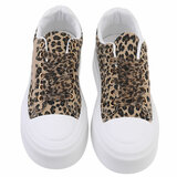 Lage sneaker Joyce met leopardprint_