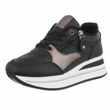 Zwarte hoge sneaker Elodie_