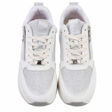 Witte lage sneaker Safia_