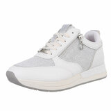 Witte lage sneaker Safia_