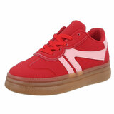 Rode lage sneaker Jorina_