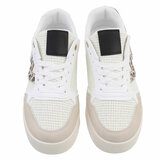 Beige lage sneaker Silke_