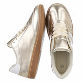 Gouden lage sneaker Zeta_