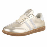 Gouden lage sneaker Zeta_