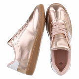 Rose gouden lage sneaker Zeta_