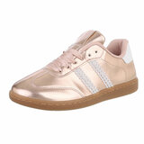 Rose gouden lage sneaker Zeta_