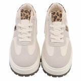 Beige lage sneaker Holy_