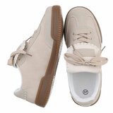 Beige lage sneaker Barunka_