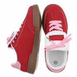 Rood-rose lage sneaker Barunka_