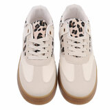 Beige lage sneaker Ivana_