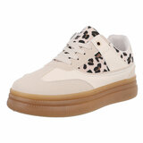 Beige lage sneaker Ivana_