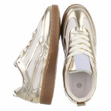 Gouden lage sneaker Berla_