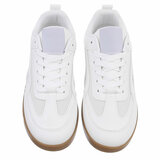 Witte lage sneaker Berla_