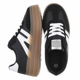 Zwarte lage  sneaker Manuela_