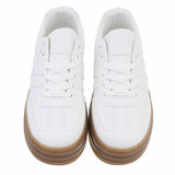 Witte lage sneaker Manuela_