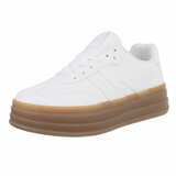 Witte lage sneaker Manuela_