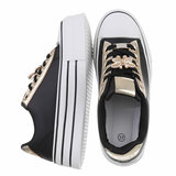 Zwarte lage  sneaker Jacobine_