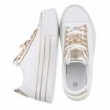 Witte lage  sneaker Jacobine_