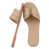 Kaki bruine mule Boja_