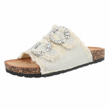 Beige mule Maryse_