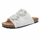 Witte mule Maryse_