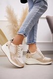 Beige hoge sneaker Ariesta  _