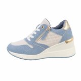 Jeans blauwe hoge sneaker Ariesta _