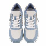 Jeans blauwe hoge sneaker Ariesta _