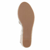 Beige hoge sandaal met sleehak Branka_