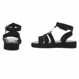Zwarte sandaal met platform zool Brianda_