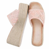 Rose hoge mule Brikke_