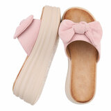 Rose hoge mule Christina_