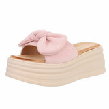 Rose hoge mule Christina_