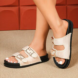 Beige mule Mireille_