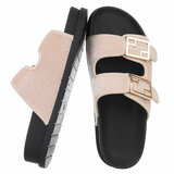 Beige mule Mireille_