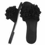 Zwarte lage sandaal Isabella_