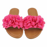 Fuchsia lage sandaal Isabella_