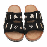 Zwarte mule Catherine_