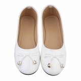 Witte lak ballerina Aude_