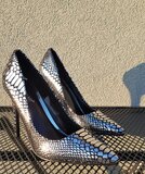 Elegante zilveren pump Grazia._