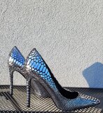 Elegante zilveren pump Grazia._