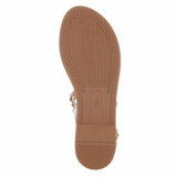Beige lage teensandaal Orella_